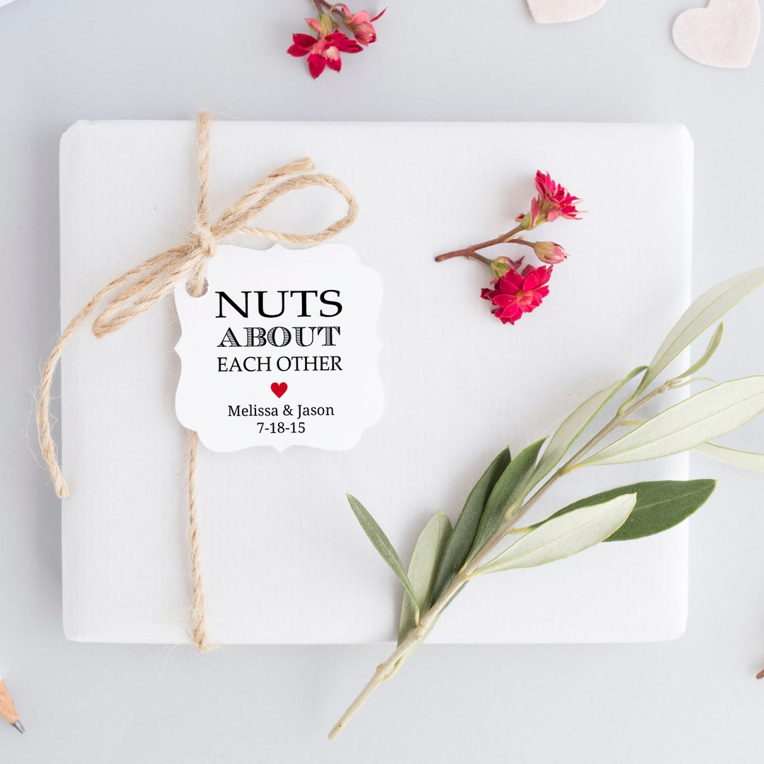 Trail Mix Tags Nuts About Each Other Tags Etsy