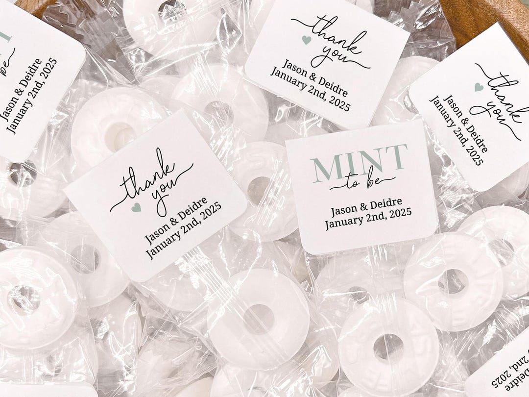 Mint to Be Wedding Favors, Mints Favor for Engagement or Bridal Shower ...
