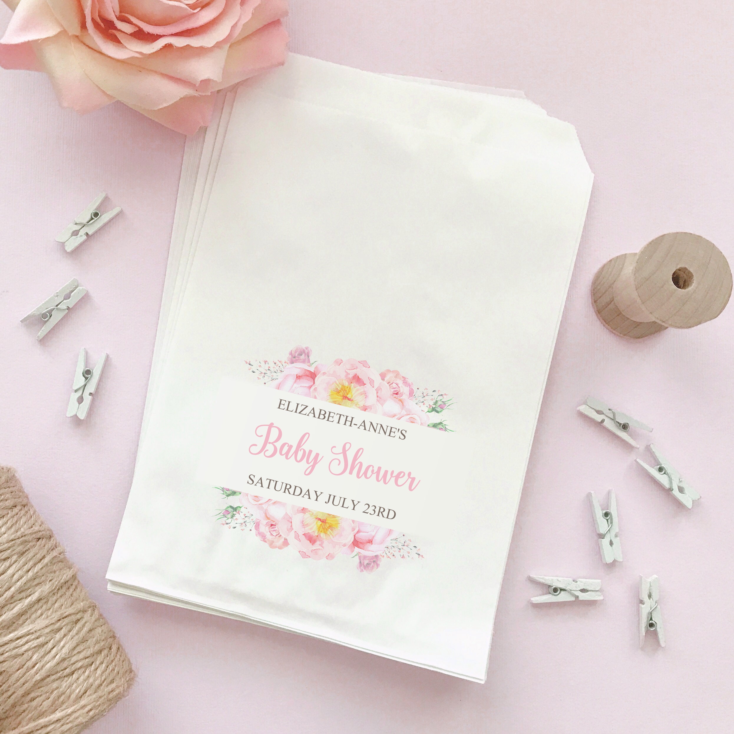 flower candy bags
