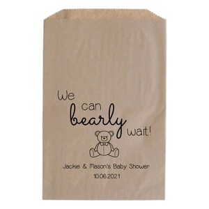 We Can Bearly Wait Bags Kraft
