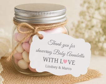 Baby Shower Thank You Favor Tags, Baby Sprinkle Gift Tag