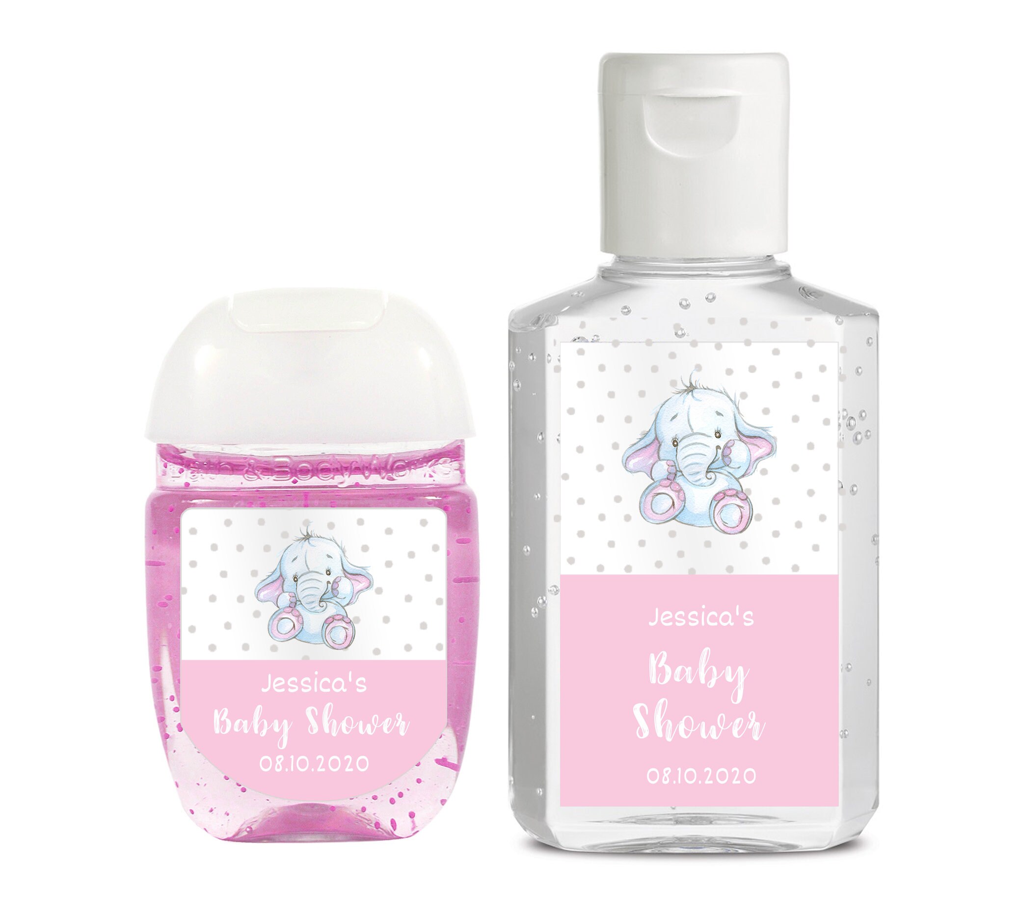Baby shower hand sanitizer labels Hand sanitize label baby Etsy