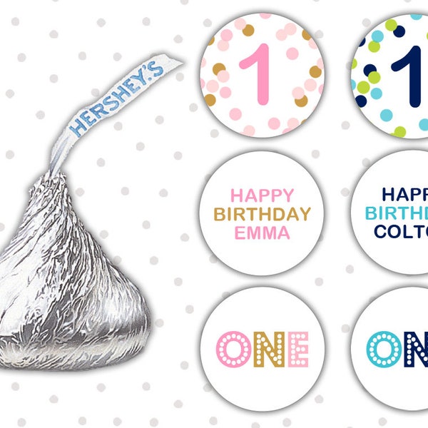 Hershey kiss sticker birthday (108) - Hershey kiss labels - Hershey kiss sticker  for birthday (HK004)