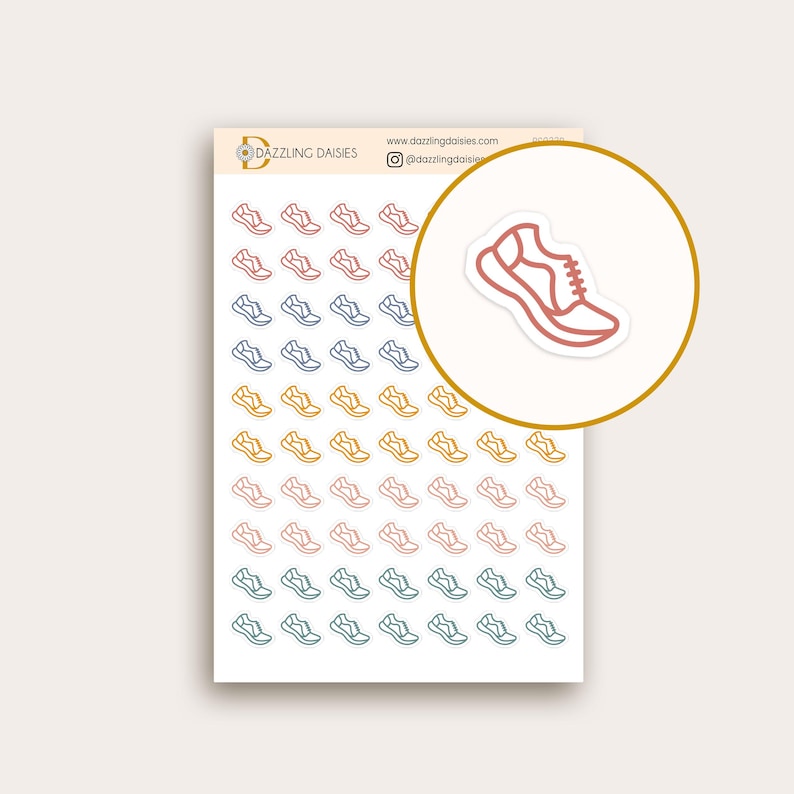 Running Planner Stickers for Calendar