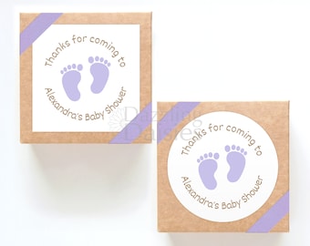 Autocollants personnalisés pour cadeaux de baby shower, merci d'être venu Étiquettes pour cadeaux