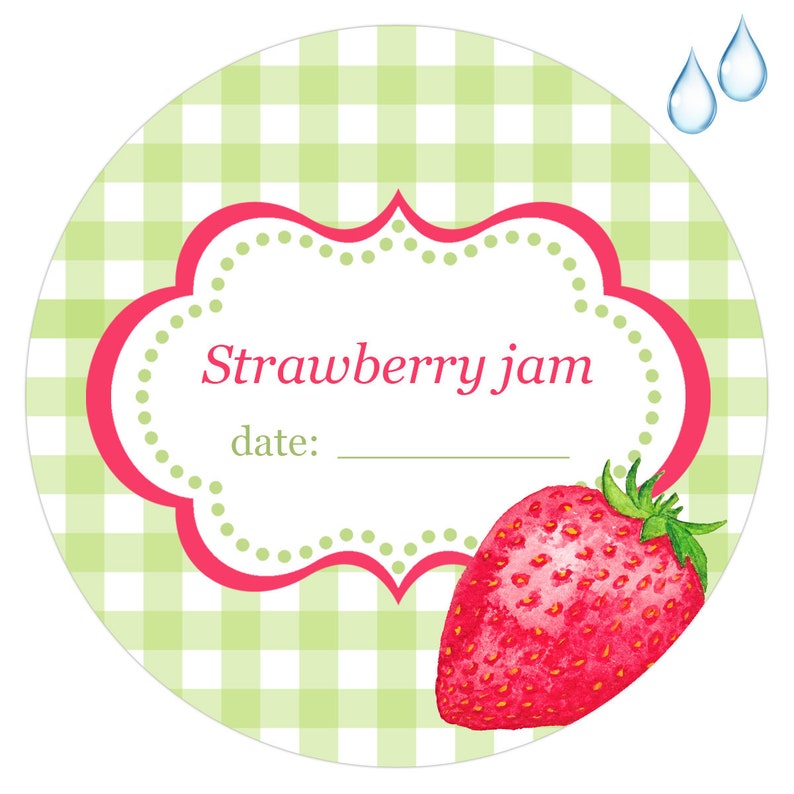 Homemade pickle jar labels