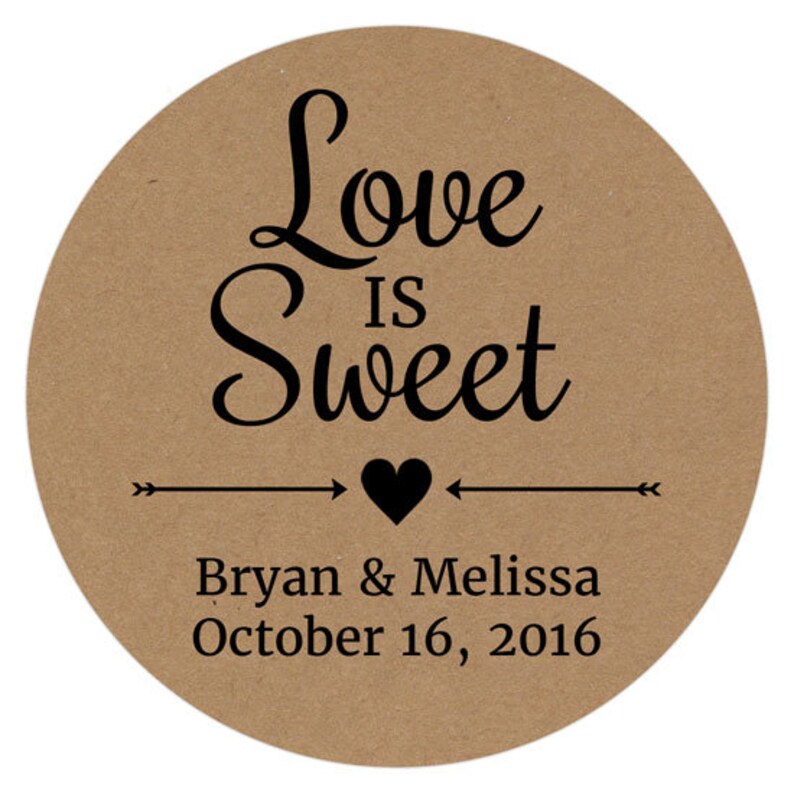 Love is sweet stickers Love is sweet labels RK008 | Etsy