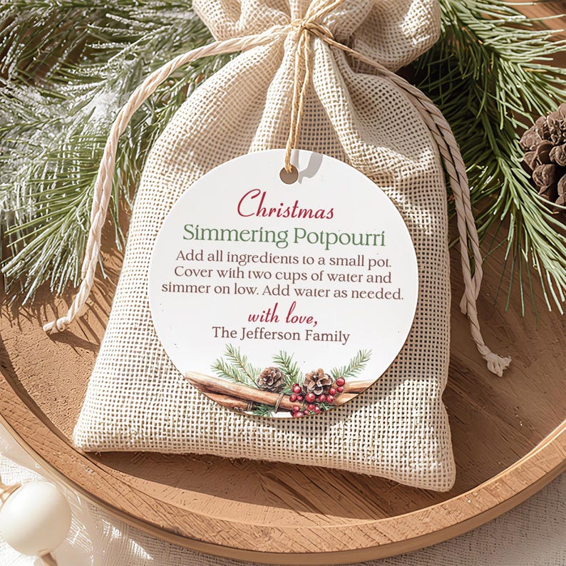 Christmas Potpourri Tags