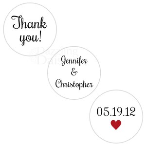 Hershey kiss stickers wedding
