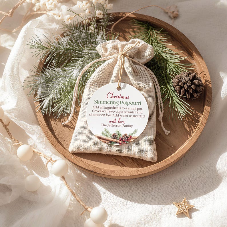 Christmas Potpourri Tags