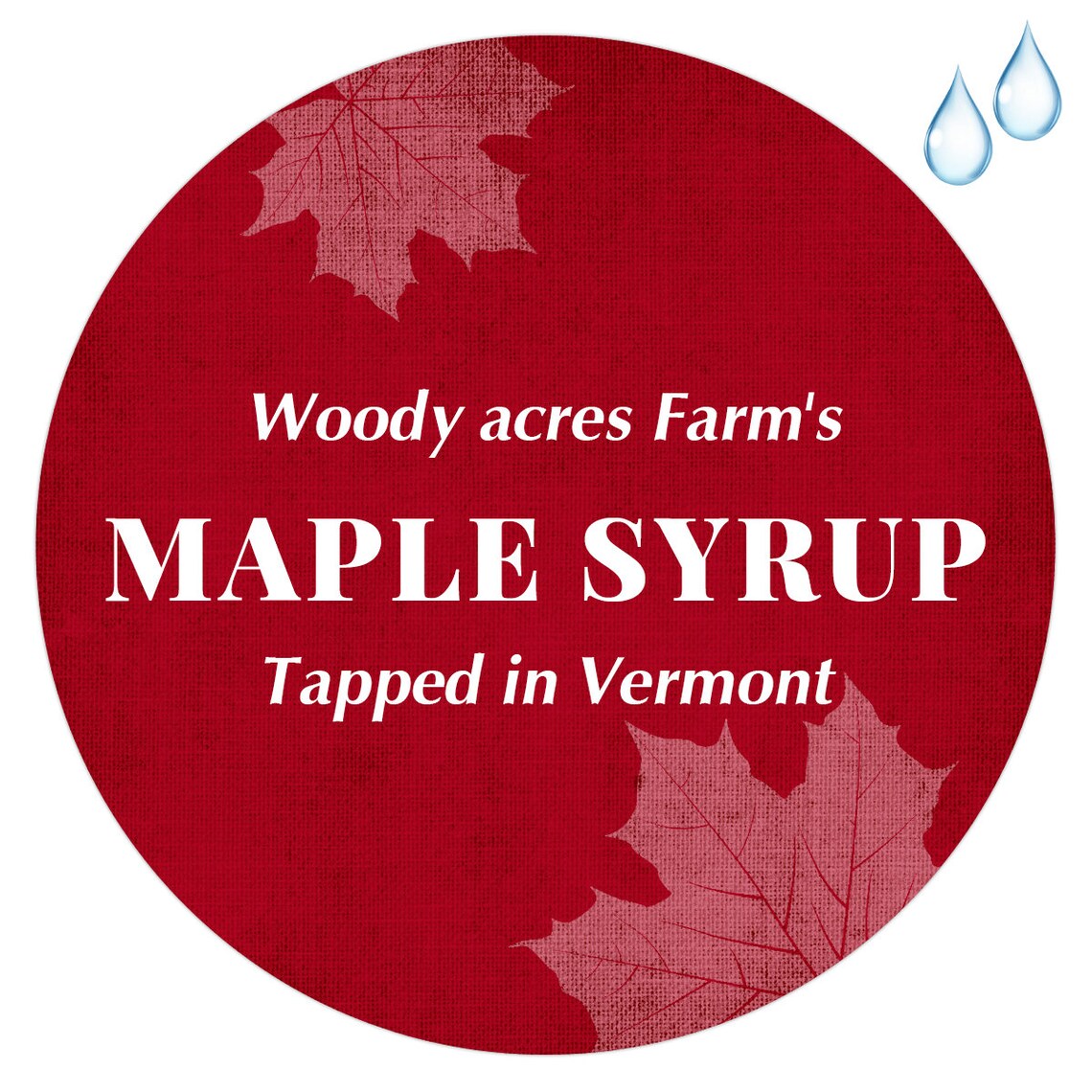 Maple syrup labels Maple syrup stickers Maple syrup bottle Etsy