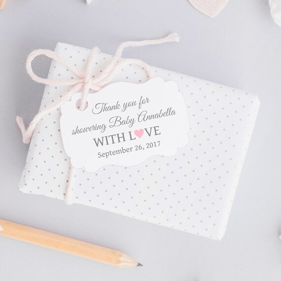 etsy baby shower tags