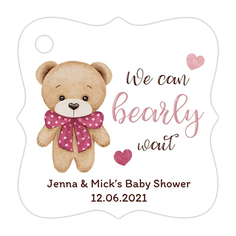 We Can Bearly Wait Tags