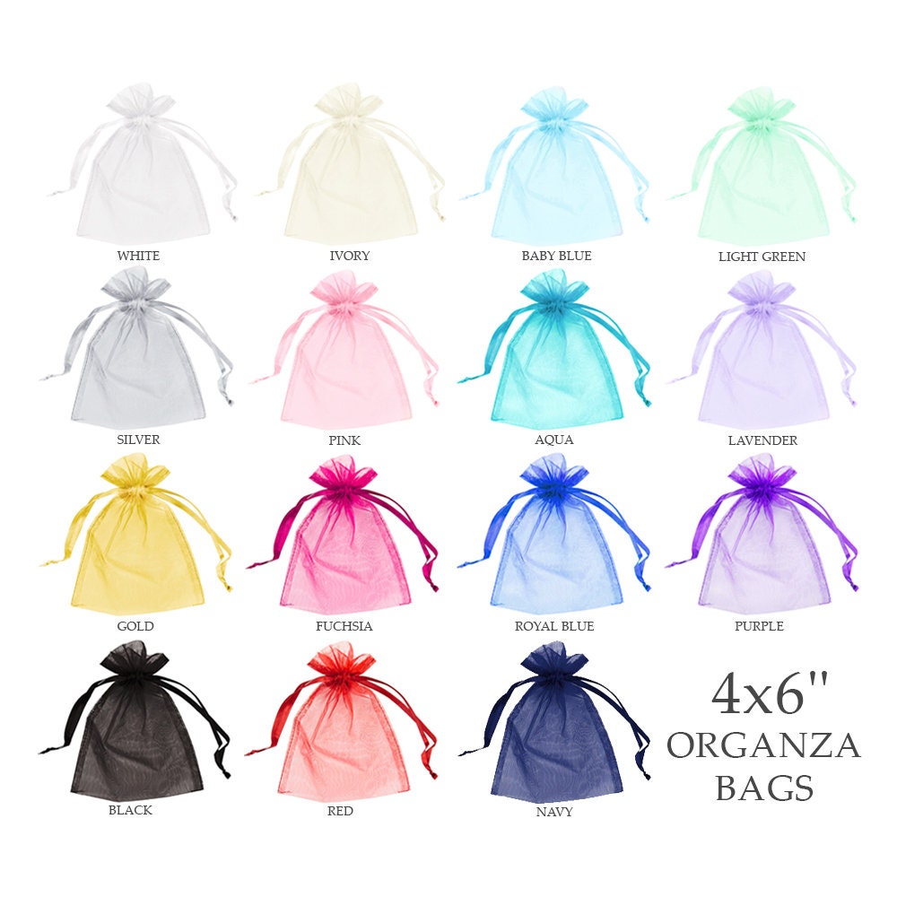 organza bags 4x6