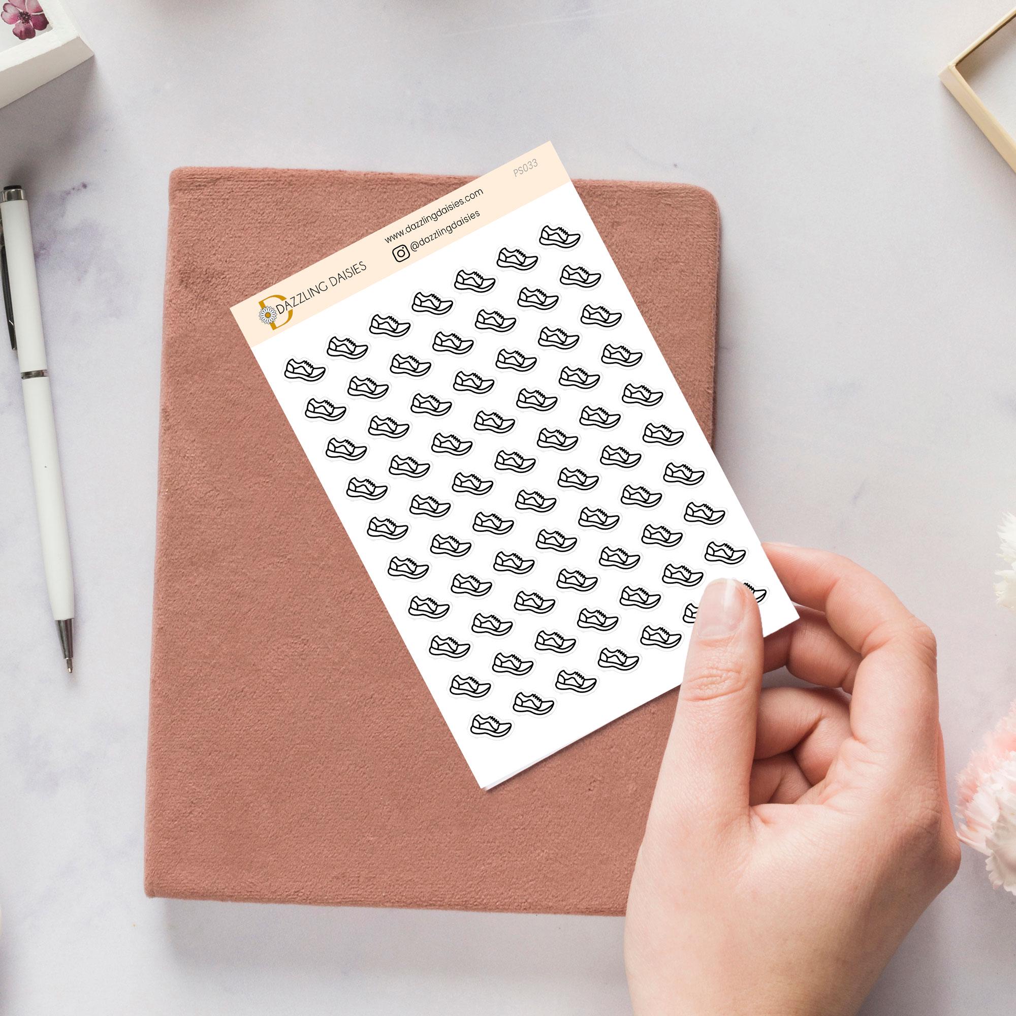 Running Labels Running Planner Stickers for Calendar, Planners, Walking Shoe, Jogging ...