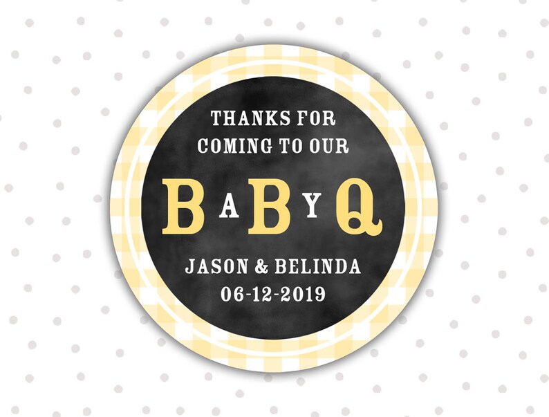 RW164 Babyq stickers - Baby q labels Baby q stickers