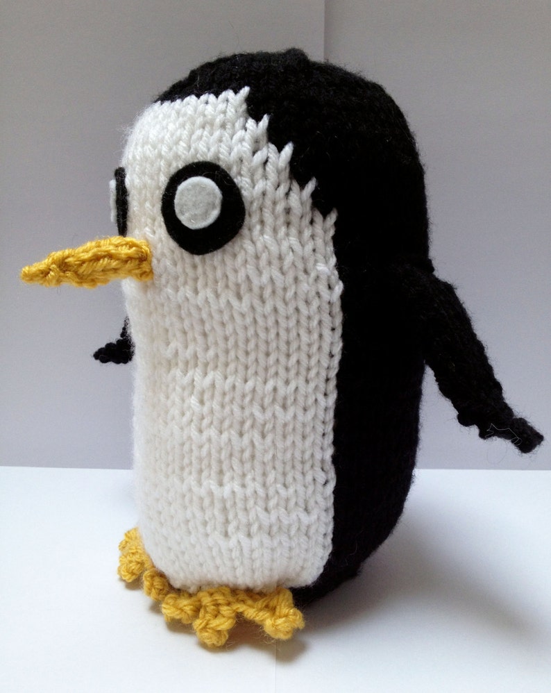 Adventure Time Hand-knit Plush Gunter the Penguin - Etsy