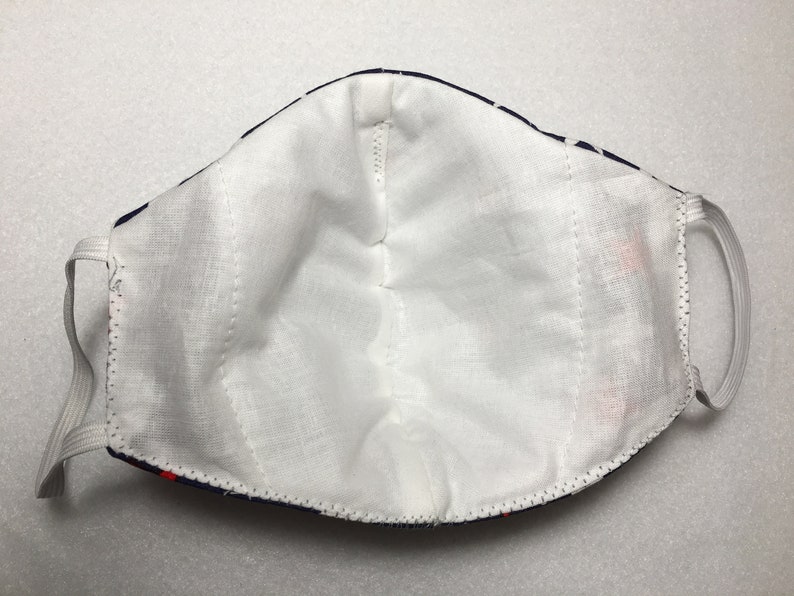 July 4th Patriot Stars Face Mask W/sewn in Filter Washable Etsy
