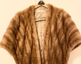 mink stole coat
