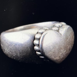 Vintage Lagos Caviar Ring - Etsy