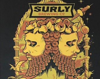 Janus: Screenprinted Poster