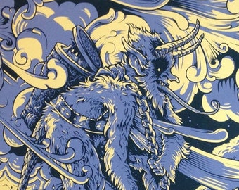 Gruss Vom Krampus: Screenprinted Poster