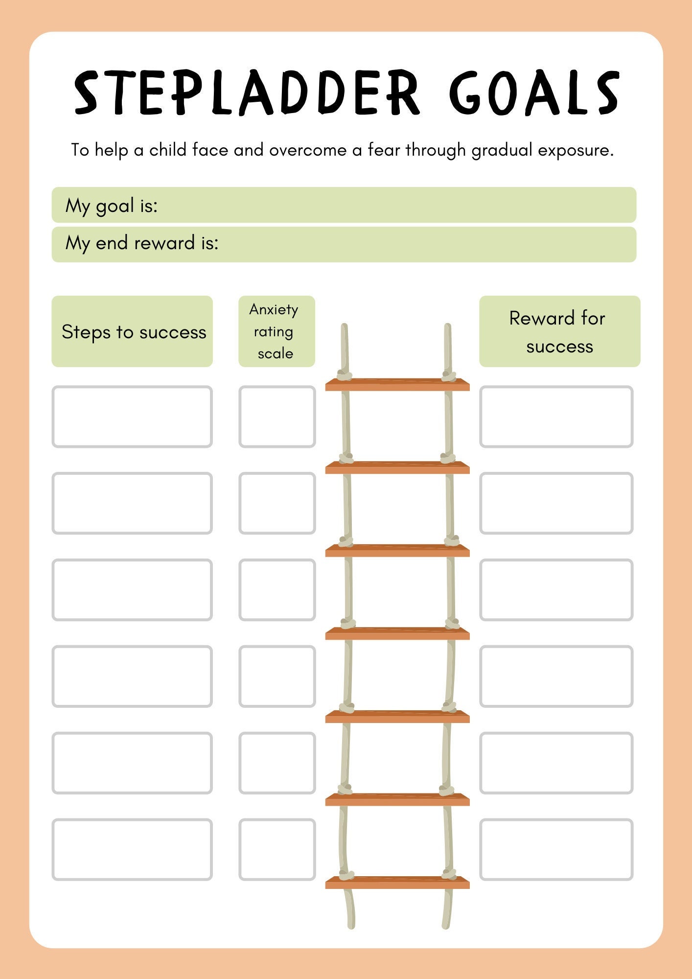 facing-fear-gradual-exposure-worksheet-for-children-and-teens-etsy