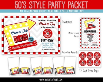 Elvis party invitations | Etsy