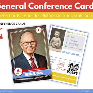 LDS General Conference Cards - Apostles and Prophets (Trading Cards)