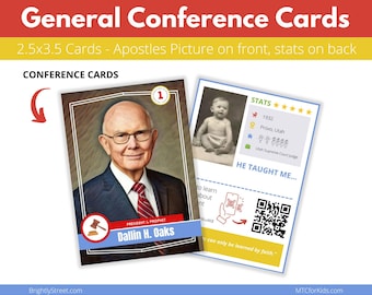 LDS General Conference Cards - Apostles and Prophets (Trading Cards)