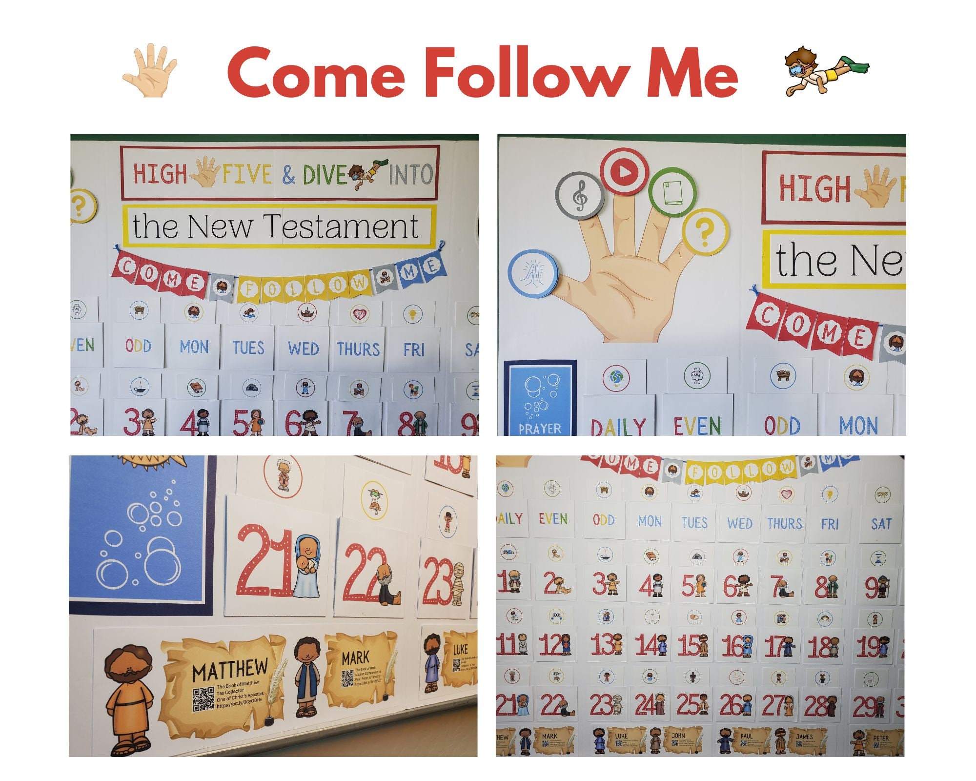Come Follow Me 2023 New Testament Family Large Board Digital Printables Come Follow Me 2023 New Testament Family Large Board Digital Printables