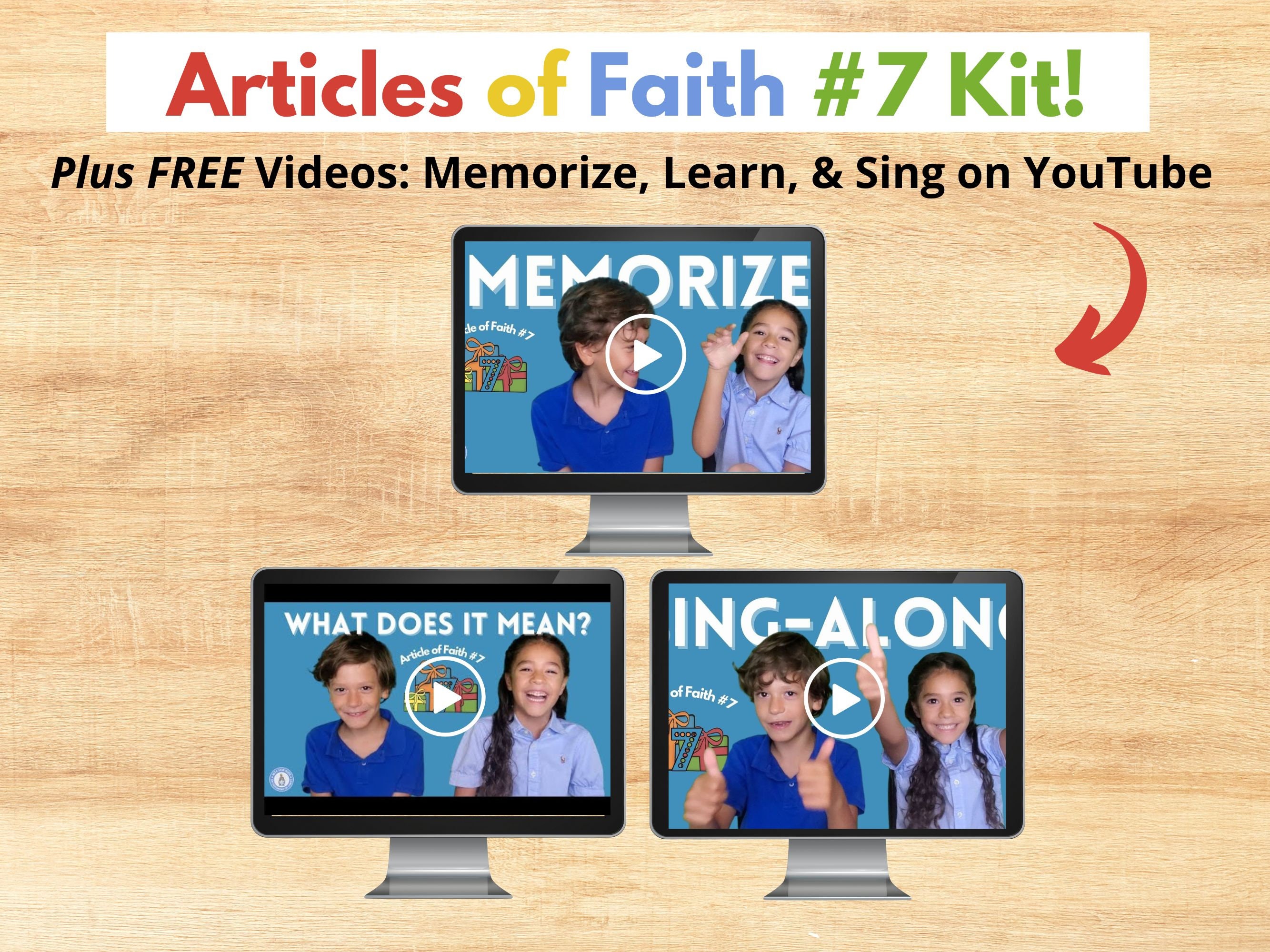 Articles of Faith #7 Complete Packet MEMORIZE the Articles of Faith - Etsy