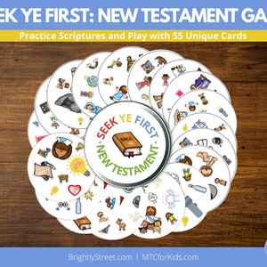New Testament Game: Seek Ye First Inspired by Spot It image 3