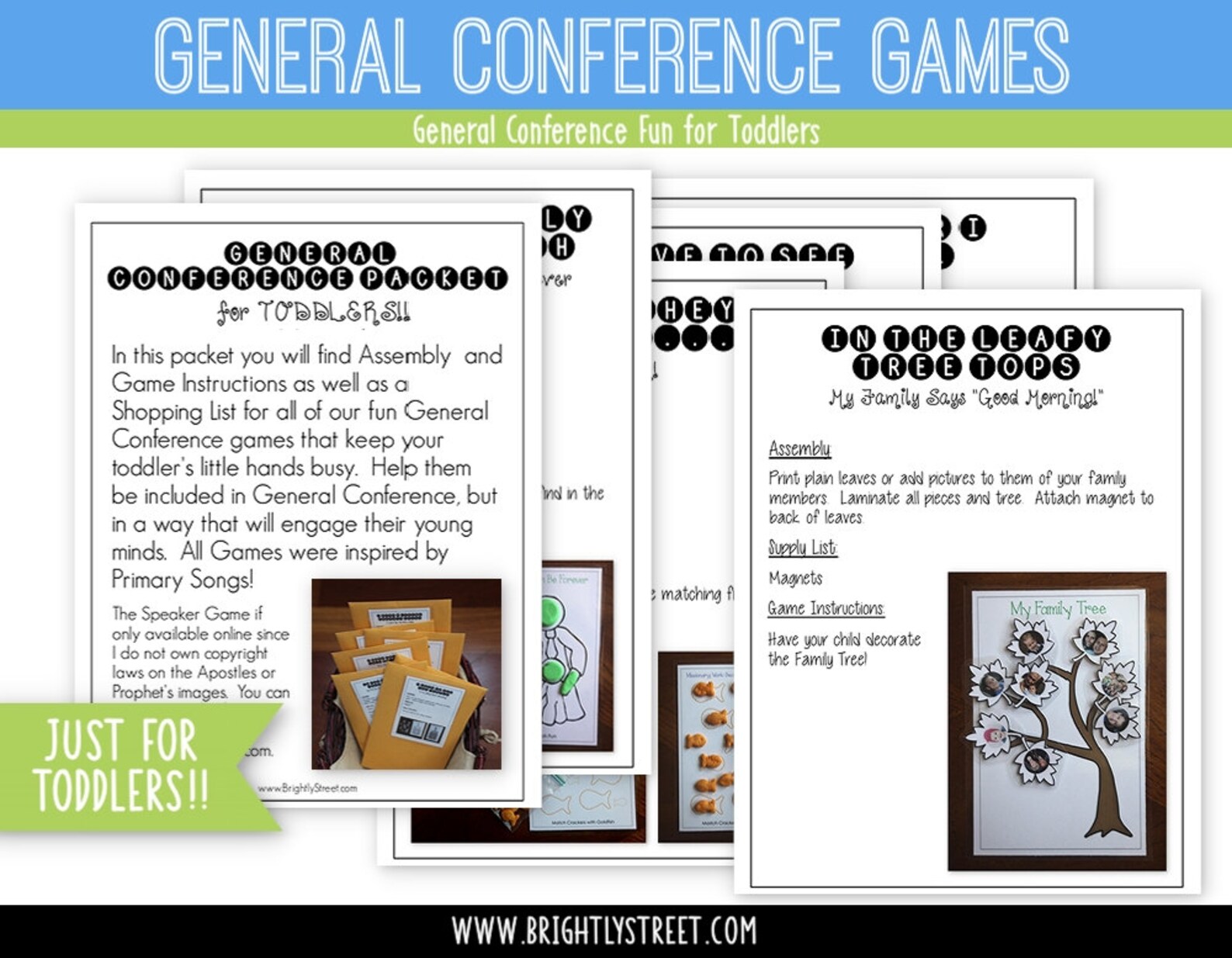 LDS General Conference Games for Toddlers - Etsy
