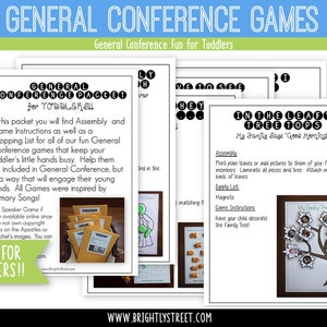 Jeux de conférence générale SDJ pour tout-petits