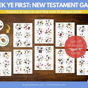 New Testament Game: Seek Ye First Inspired by Spot It image 2