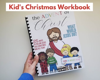 Christmas Advent Calendar for Kids Journal and Activities: Light the World