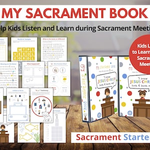 My Sacrament Book : un livre pour le silence du dimanche pour aider les enfants à écouter à l&#39;église