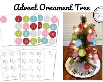 Christmas Advent Ornament Tree Christ Centered