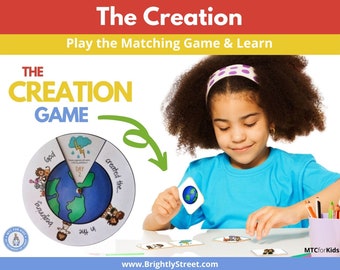 The Creation Pinwheel and Matching Game