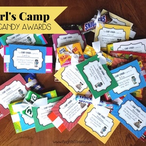Girl&#39;s Camp Awards with Candy