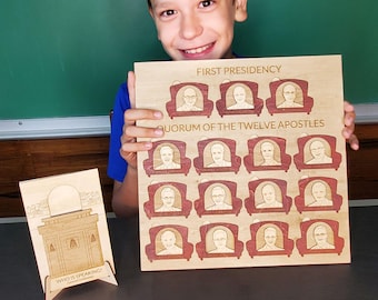 LDS General Conference Wooden Puzzle