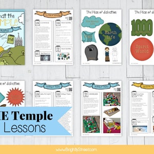 10 LDS Temple Lessons Booklet in Full Color for the entire family
