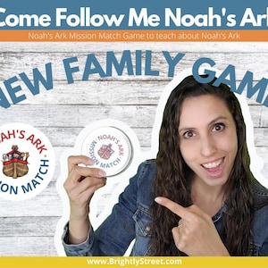 Noah&#39;s Ark Mission Match Game Come Follow Me Inspired by Spot It!