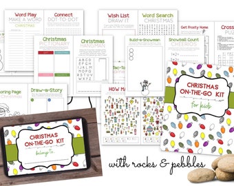 Christmas Activities for Kids with Crayons or Rocks!