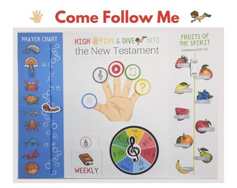 Come Follow Me 2023 New Testament Family SMALL Board DIGITAL Printables