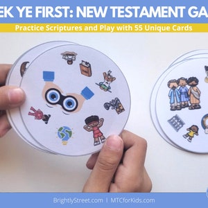 New Testament Game: Seek Ye First Inspired by Spot It!