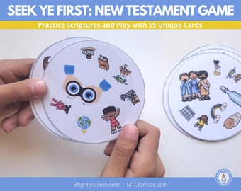 New Testament Game: Seek Ye First Inspired by Spot It!