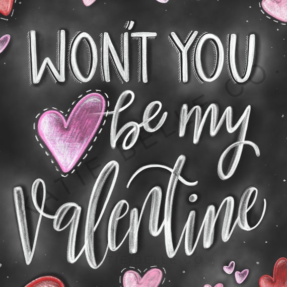 Valentines Artwork / Valentines Day Decor / Valentines Day Gift