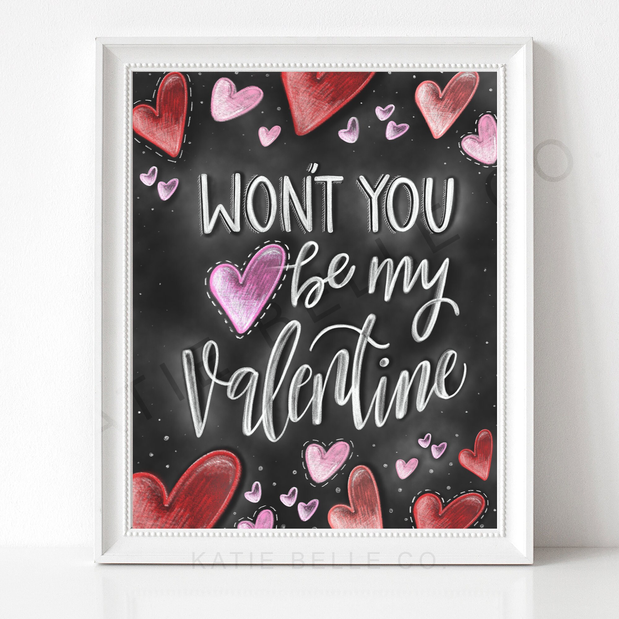 Valentines Artwork / Valentines Day Decor / Valentines Day Gift